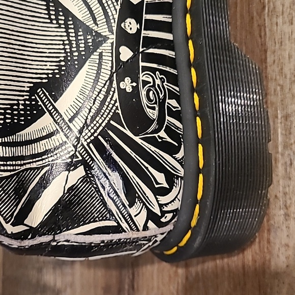 RARE Dr Martens 1460 Playing Cards boots - Picture 9 of 11